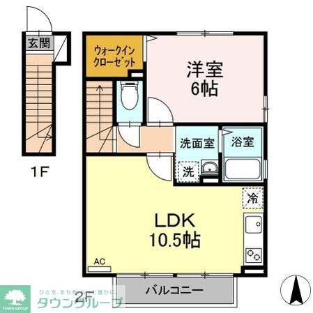 ベルクウッドの物件間取画像